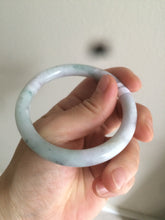 Load image into Gallery viewer, 54mm certified 100% natural type A green purple yellow round cut jadeite jade bangle AS4-0517