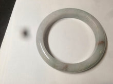 Load image into Gallery viewer, 58.5mm Certified Type A 100% Natural light green/red/purple jadeite jade bangle AT54-0053