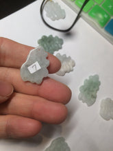 Load image into Gallery viewer, 100% Natural light green/white jadeite Jade blessed fortune pendant AF23