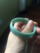 Load image into Gallery viewer, 51.7 mm Type A 100% Natural pea green thin style Jadeite Jade bangle T412