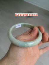 Load image into Gallery viewer, 54-57mm Certified type A 100% Natural yellow/brown Jadeite bangle group GL6