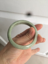 Load image into Gallery viewer, 51mm certified Type A 100% Natural green Jadeite Jade bangle X118-7752