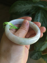 Load image into Gallery viewer, 54mm certificated Type A 100% Natural green/yellow/purple Jadeite Jade bangle AD22-8066