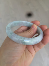 Load image into Gallery viewer, 56.6mm Type A 100% Natural green purple blueJadeite Jade bangle GC16 (add on item)
