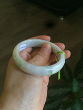 Load image into Gallery viewer, 54mm certificated Type A 100% Natural green/yellow/purple Jadeite Jade bangle AD22-8066