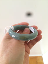 Load image into Gallery viewer, Certified 48.3mm type A 100% Natural green/blue Jadeite Jade bangle group K50