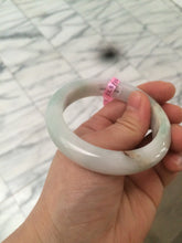 Load image into Gallery viewer, 52mm certified 100% natural green/white/red jadeite jade bangle Y107-9285