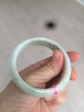 Load image into Gallery viewer, 55.2mm Type A 100% Natural green Jadeite Jade bangle AQ38