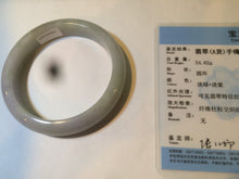 Load image into Gallery viewer, 58mm certified type A 100% Natural green purple yellow jadeite jade bangle A82-2825