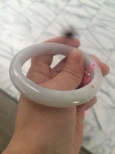 Load image into Gallery viewer, 56.7mm Certified Type A 100% Natural icy light green/orange Jadeite Jade bangle A21-3146