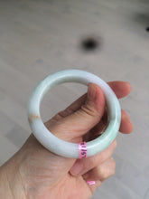 Load image into Gallery viewer, 52mm certified 100% natural green/white/red jadeite jade bangle Y107-9285