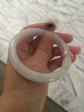 Load image into Gallery viewer, 56.7mm Certified Type A 100% Natural icy light green/orange Jadeite Jade bangle A21-3146