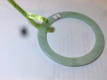 Load image into Gallery viewer, 54.3mm Certified Type A 100% Natural light green super thin style Jadeite bangle U59-6990