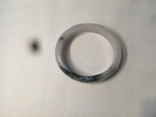 Load image into Gallery viewer, 51.5mm certified type A 100% Natural light green white oval Jadeite Jade bangle AR55-2853