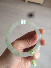 Load image into Gallery viewer, 55.2 mm certified Type A 100% Natural icy green/yellow super thin Jadeite bangle AH48-1451