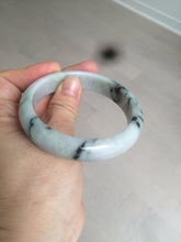 Load image into Gallery viewer, 58.6mm 100% natural type A certified sunny green/purple jadeite jade bangle AQ33-0735