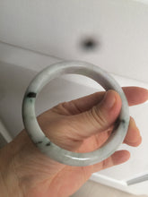 Load image into Gallery viewer, 58.6mm 100% natural type A certified sunny green/purple jadeite jade bangle AQ33-0735