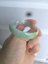 Load image into Gallery viewer, 51.1mm certificated Type A 100% Natural light apple green thin Jadeite Jade bangle AE48-9420