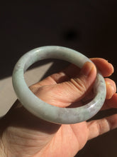 Load image into Gallery viewer, 56.6mm Type A 100% Natural green purple blueJadeite Jade bangle GC16 (add on item)