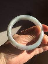 Load image into Gallery viewer, 56.6mm Type A 100% Natural green purple blueJadeite Jade bangle GC16 (add on item)