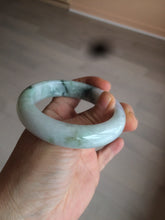 Load image into Gallery viewer, 53.5mm certified 100% natural Type A green/purple/white jadeite jade bangle AB90-1704