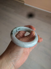 Load image into Gallery viewer, 53.5mm certified 100% natural Type A green/purple/white jadeite jade bangle AB90-1704