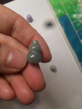 Load image into Gallery viewer, 100% natural type A 3D white/yellow/purple/brown Jadeite jade gourd ( 葫芦, 福禄) pendant AF31