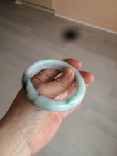 Load image into Gallery viewer, 53.5mm certified 100% natural Type A green/purple/white jadeite jade bangle AB90-1704