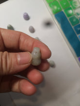 Load image into Gallery viewer, 100% natural type A 3D white/yellow/purple/brown Jadeite jade gourd ( 葫芦, 福禄) pendant AF31