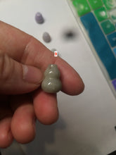 Load image into Gallery viewer, 100% natural type A 3D white/yellow/purple/brown Jadeite jade gourd ( 葫芦, 福禄) pendant AF31
