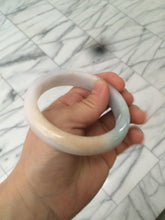 Load image into Gallery viewer, 57.8mm 100% certified natural light green/blue/yellow jadeite jade bangle S27-3228