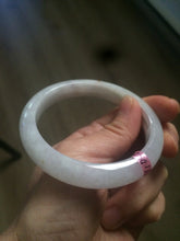 Load image into Gallery viewer, 56.7mm Certified Type A 100% Natural icy light green/orange Jadeite Jade bangle A21-3146