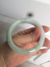 Load image into Gallery viewer, 55.8mm Certified type A 100% Natural quiet light green/blue Jadeite bangle AQ27-1703