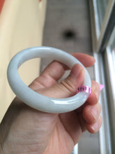 Load image into Gallery viewer, 55.9mm Certified Type A 100% Natural white Jadeite Jade bangle Q11-6212
