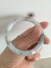 Load image into Gallery viewer, 54mm certified 100% natural type A green purple yellow round cut jadeite jade bangle AS4-0517