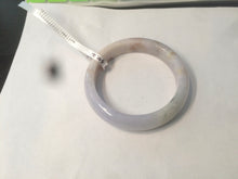 Load image into Gallery viewer, 54mm 100% natural type A certified light green/purple/red jadeite jade bangle AM2-1588