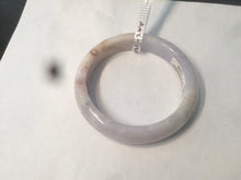 Load image into Gallery viewer, 54mm 100% natural type A certified light green/purple/red jadeite jade bangle AM2-1588