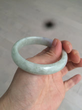 Load image into Gallery viewer, 52.7mm 100% natural Type A light green/purple jadeite jade bangle D80-2207