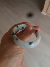 Load image into Gallery viewer, 47mm certified Type A 100% Natural green purple Jadeite Jade bangle AR59-4233