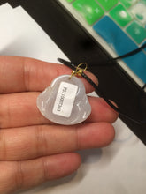 Load image into Gallery viewer, Certified 100% Natural white happy buddha jadeite Jade pendant necklace AF42-7363