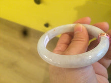 Load image into Gallery viewer, 56.7mm Certified Type A 100% Natural icy light green/orange Jadeite Jade bangle A21-3146