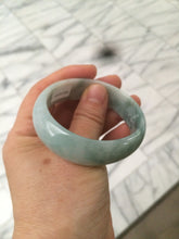 Load image into Gallery viewer, 51.5mm certified 100% natural Type A green/yellow oval jadeite jade bangle S30-1037