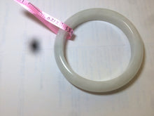 Load image into Gallery viewer, 55.9mm Certified Type A 100% Natural white Jadeite Jade bangle Q11-6212