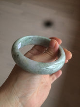 Load image into Gallery viewer, 57.9mm certified Type A 100% Natural green/purple Jadeite Jade bangle D76-3763