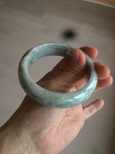 Load image into Gallery viewer, 57.9mm certified Type A 100% Natural green/purple Jadeite Jade bangle D76-3763