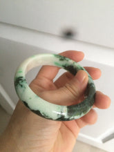 Load image into Gallery viewer, 57.8mm certified type A 100% Natural sunny green/orange/white jadeite jade bangle AE41-9586