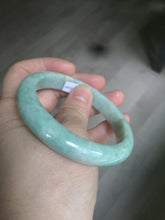 Load image into Gallery viewer, 56.6mm Certified Type A 100% Natural green Jadeite Jade bangle AS25-2481
