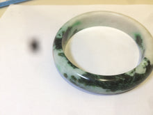 Load image into Gallery viewer, 57.8mm certified type A 100% Natural sunny green/orange/white jadeite jade bangle AE41-9586
