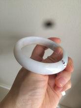 Load image into Gallery viewer, 57.8mm 100% certified natural light green/blue/yellow jadeite jade bangle S27-3228