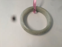 Load image into Gallery viewer, 55.2mm Type A 100% Natural green Jadeite Jade bangle AQ38